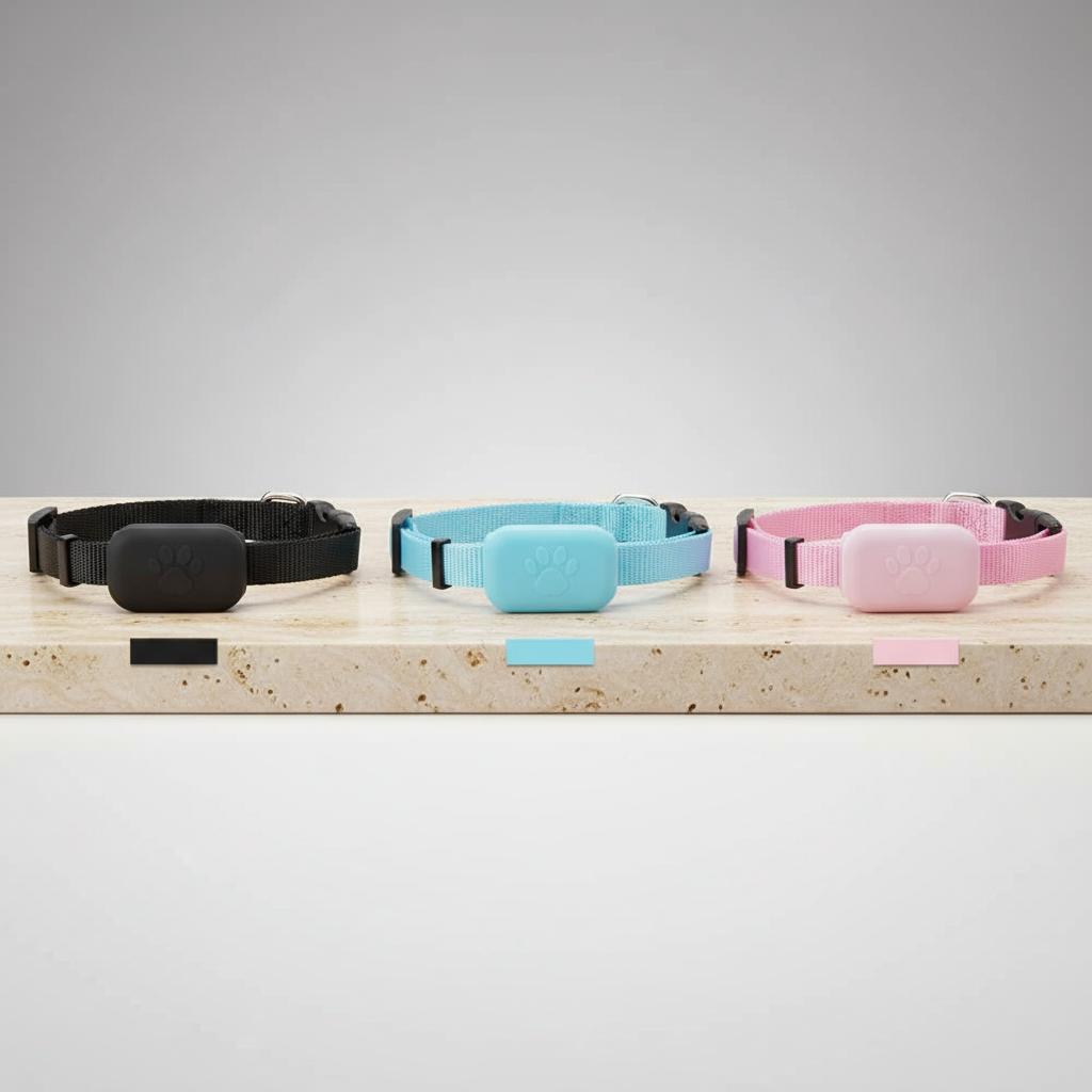 Collier traceur pour animaux — GPS/Localisation, étanche IPX, alerte mouvement, batterie longue durée