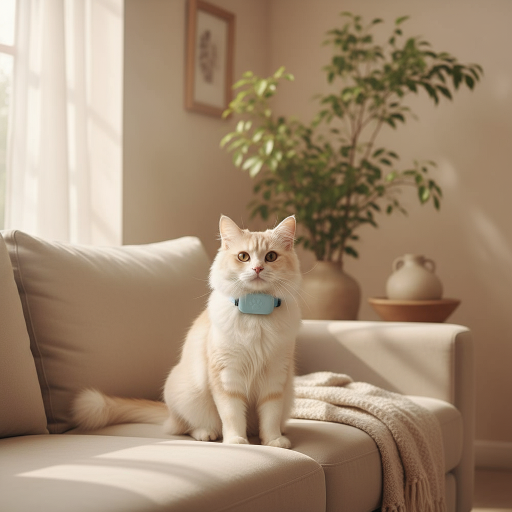Collier traceur pour animaux — GPS/Localisation, étanche IPX, alerte mouvement, batterie longue durée