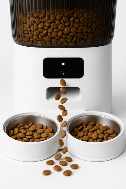 5L Smart Pet Feeder - TUYA Wi-Fi, Anti-Blocking, Programmable Portions