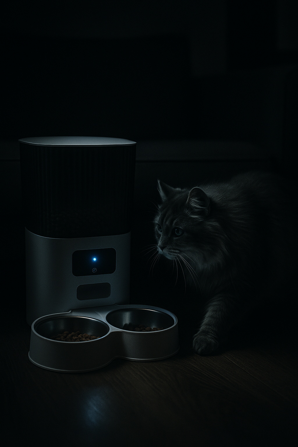 5L Smart Pet Feeder - TUYA Wi-Fi, Anti-Blocking, Programmable Portions