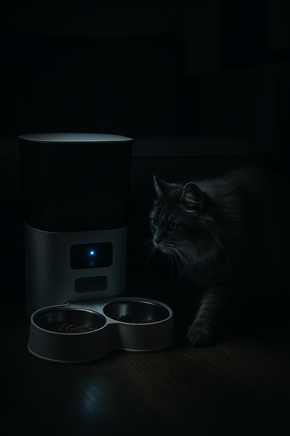 5L Smart Pet Feeder - TUYA Wi-Fi, Anti-Blocking, Programmable Portions