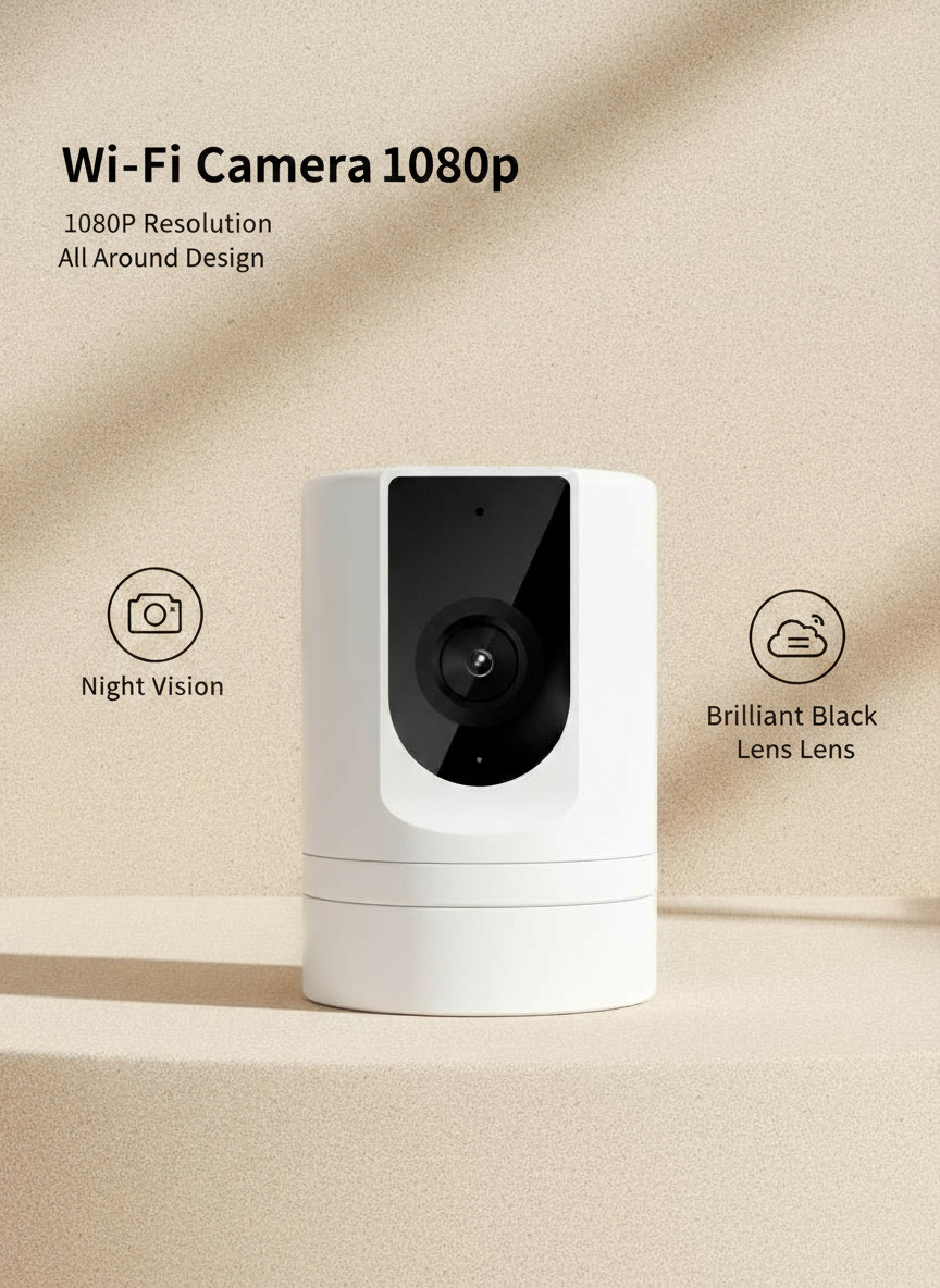 Pack Maison — Distributeur TUYA 5L + Caméra 1080p.